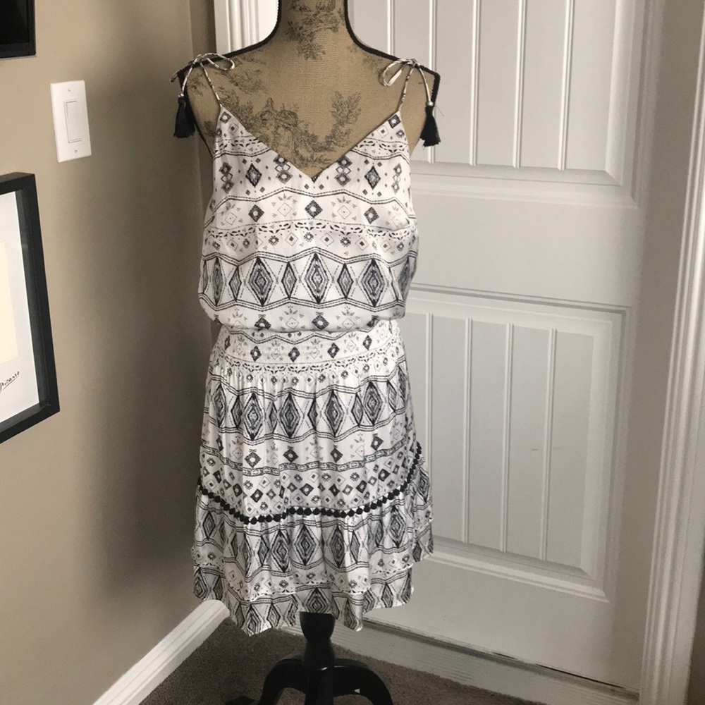 White and Black dress